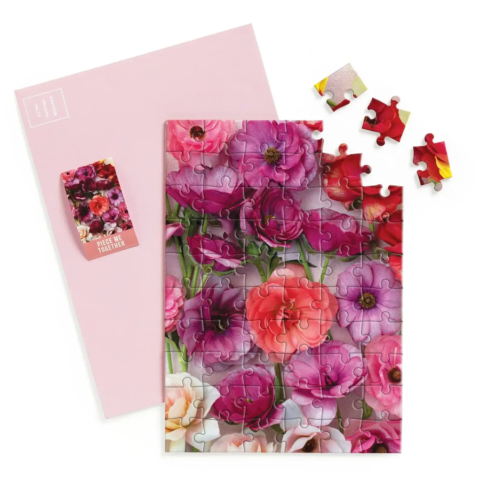 Galison Ranunculus Greeting Card Puzzle