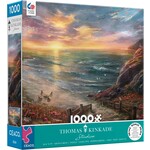 Ceaco Beachside Gathering by Thomas Kinkade, 1000-Piece Jigsaw Puzzle