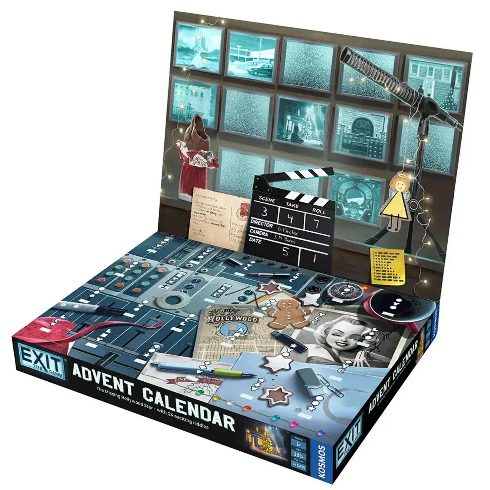 EXIT Advent Calendar The Missing Hollywood Star Labyrinth Games