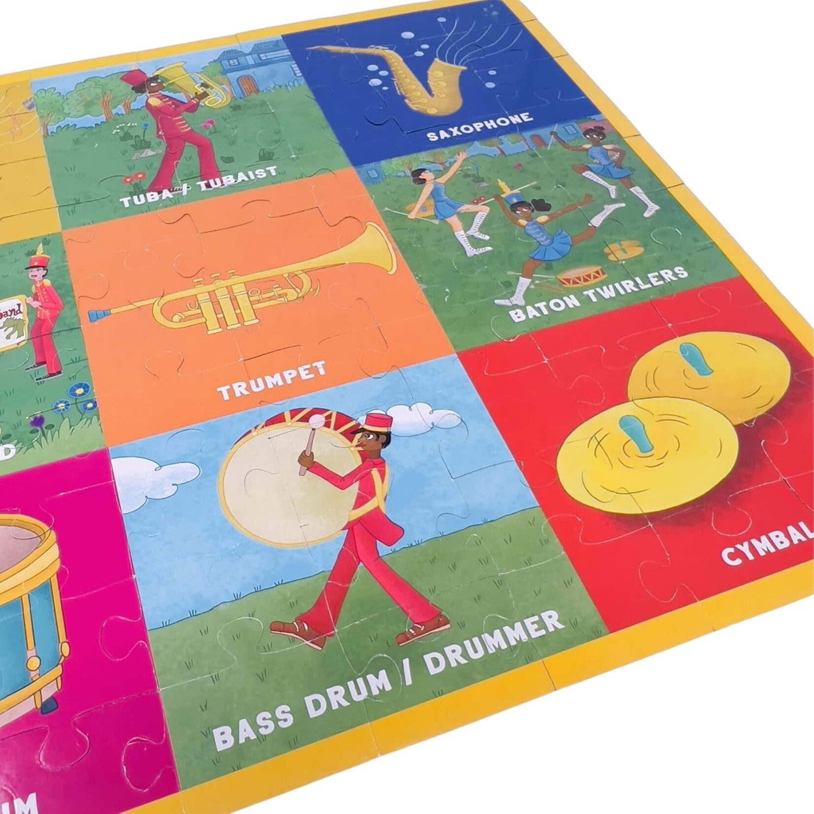 Upbounders Marching Band, Double-Sided 100-Piece Jigsaw Puzzle