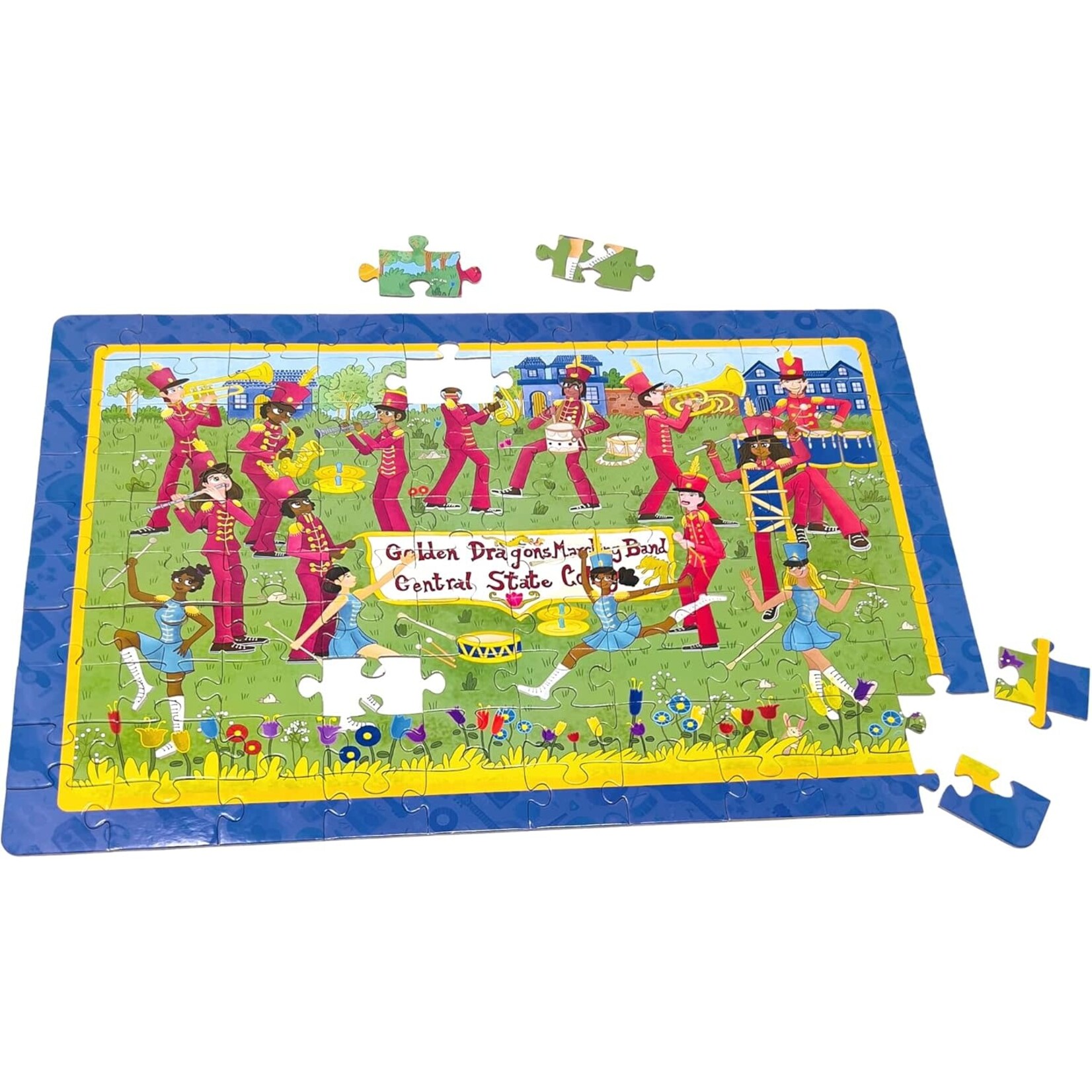 Upbounders Marching Band, Double-Sided 100-Piece Jigsaw Puzzle