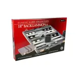 Worldwise Imports 18-Inch Backgammon Game (Vinyl)
