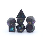 Hymgho Dice US 7-Set Gemstone Black Magic