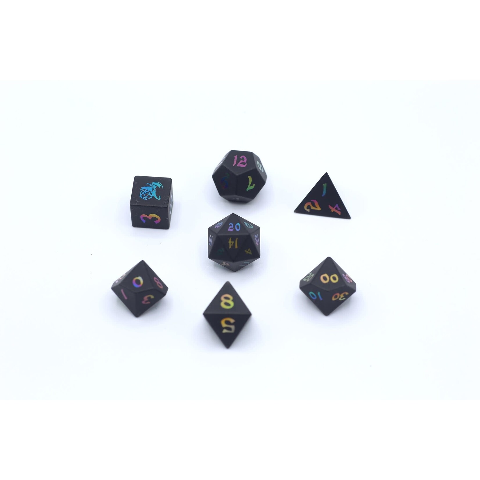 Hymgho Dice US 7-Set Gemstone Black Magic