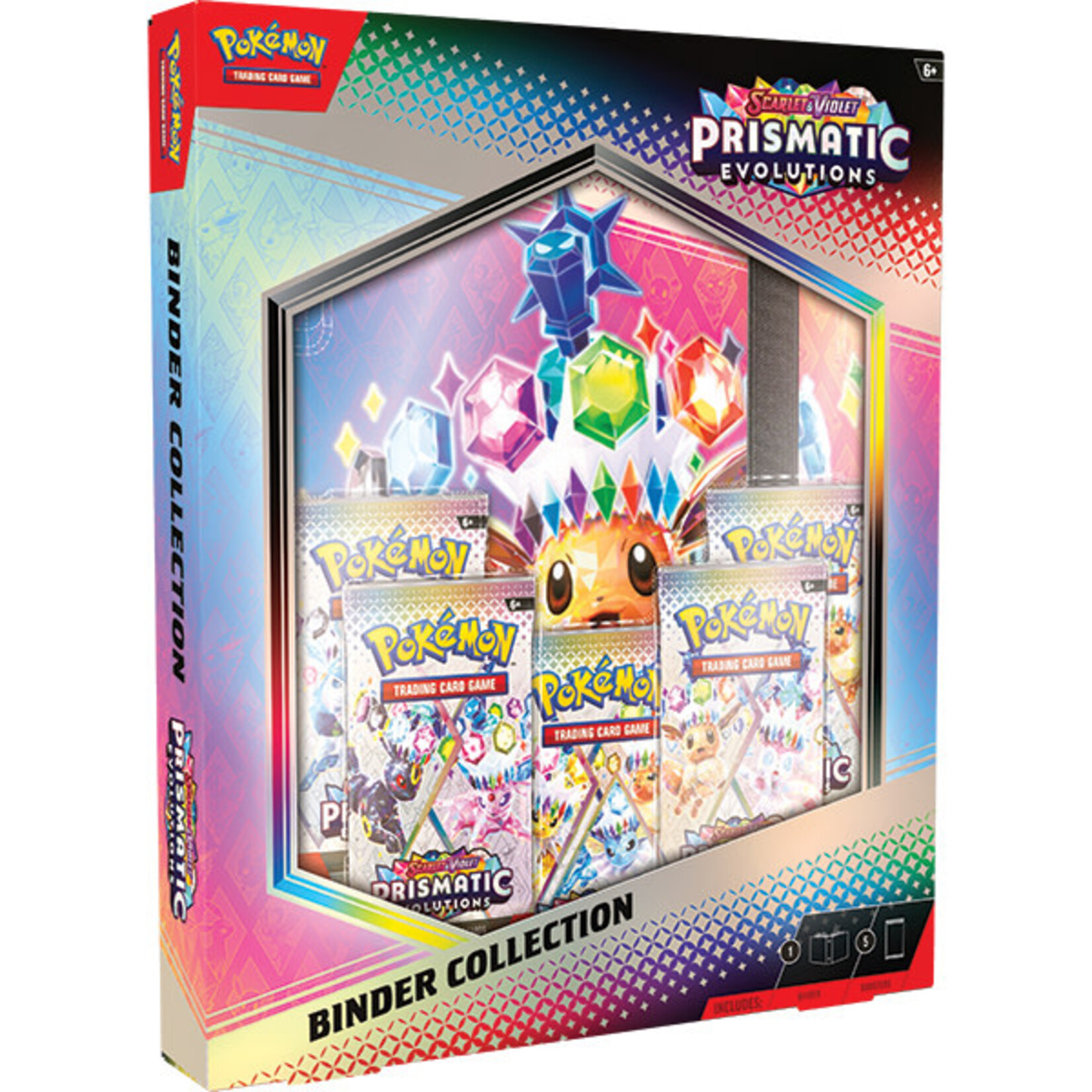 Pokémon Pokémon Prismatic Evolutions  Binder Collection