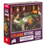 Exploding Kittens Cats Playing Craps, 500-Piece Jigsaw Puzzle
