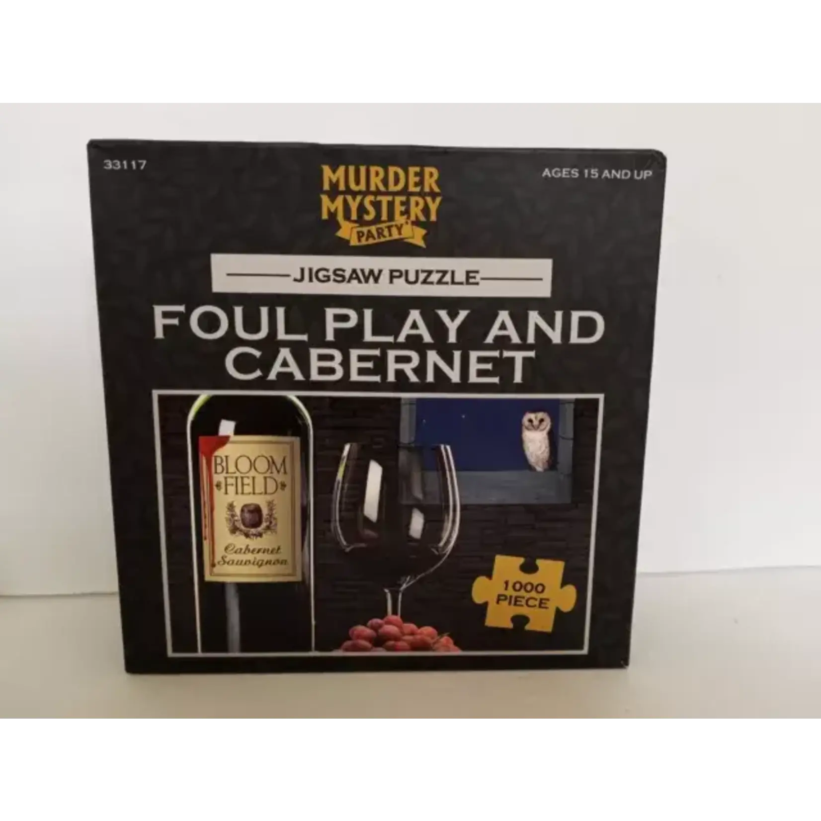 BePuzzled Foul Play & Cabernet: A Mystery - 1000 Piece Jigsaw Puzzle