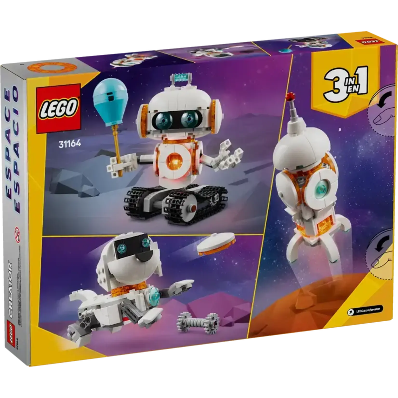 LEGO LEGO Creator 3-in-1 Space Robot