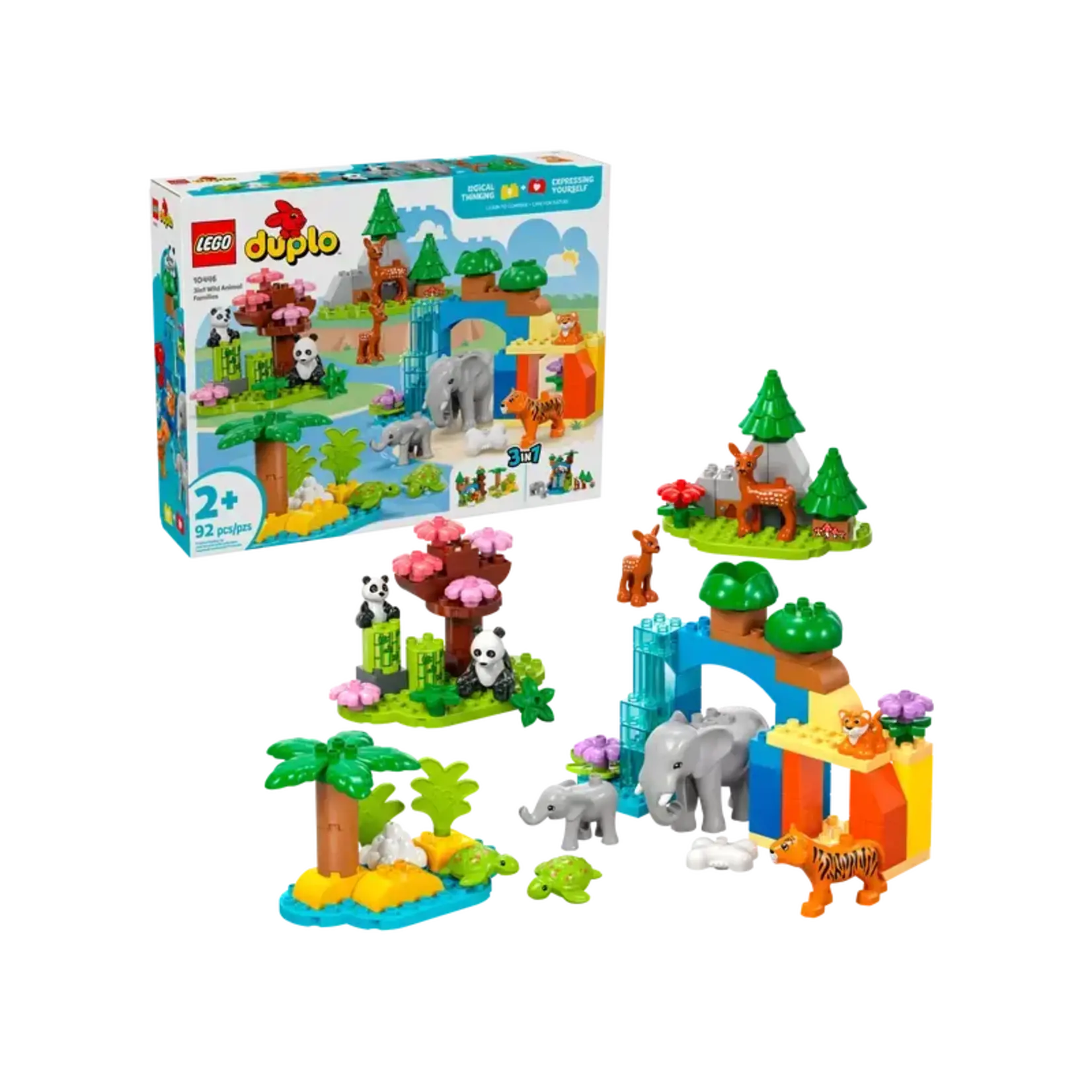 LEGO LEGO Duplo 3-in-1 Wild Animal Family