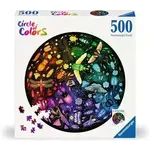 Ravensburger Insects 500-Piece Round Jigsaw Puzzle