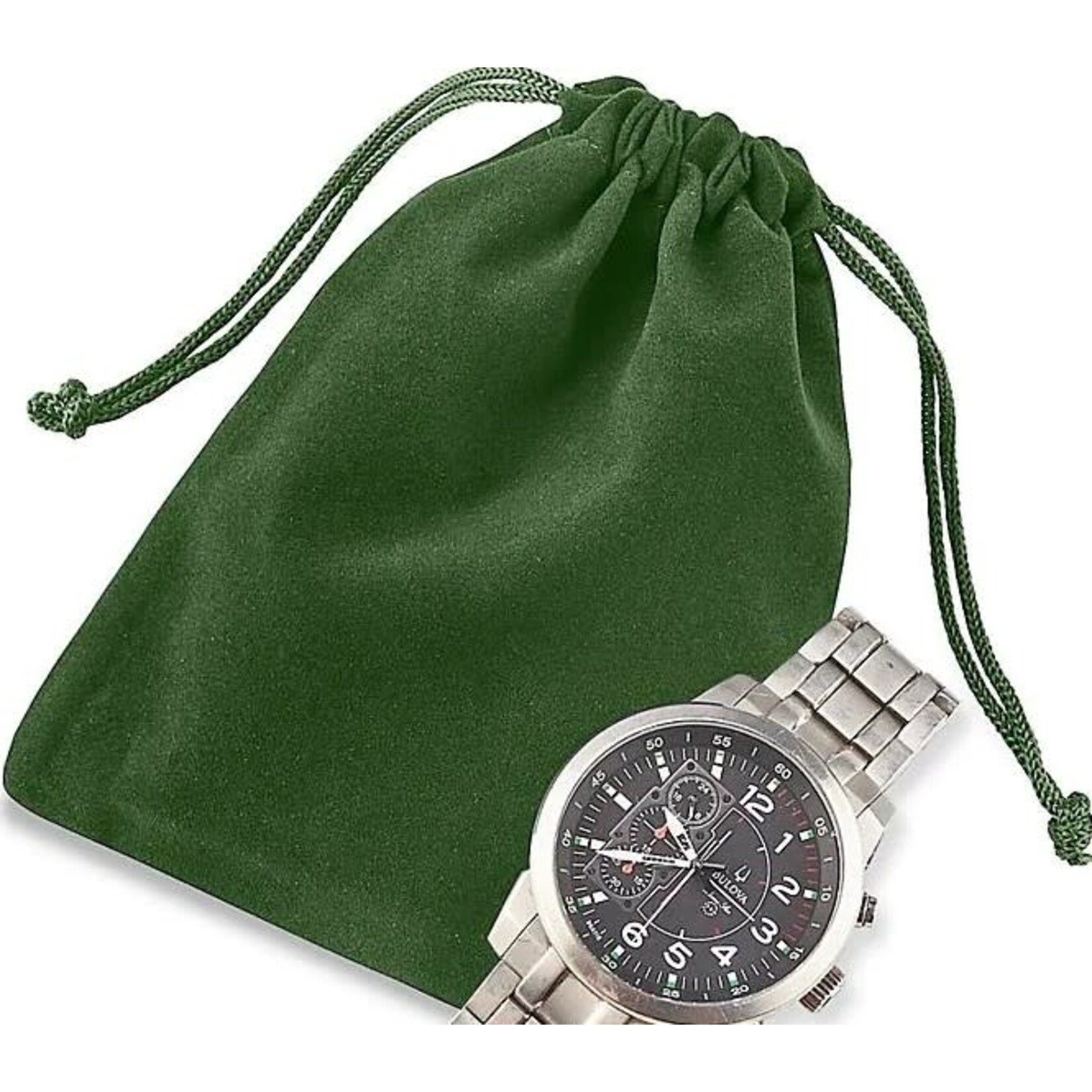 Uline Dice Bag: Velvet Green (4x5.5")