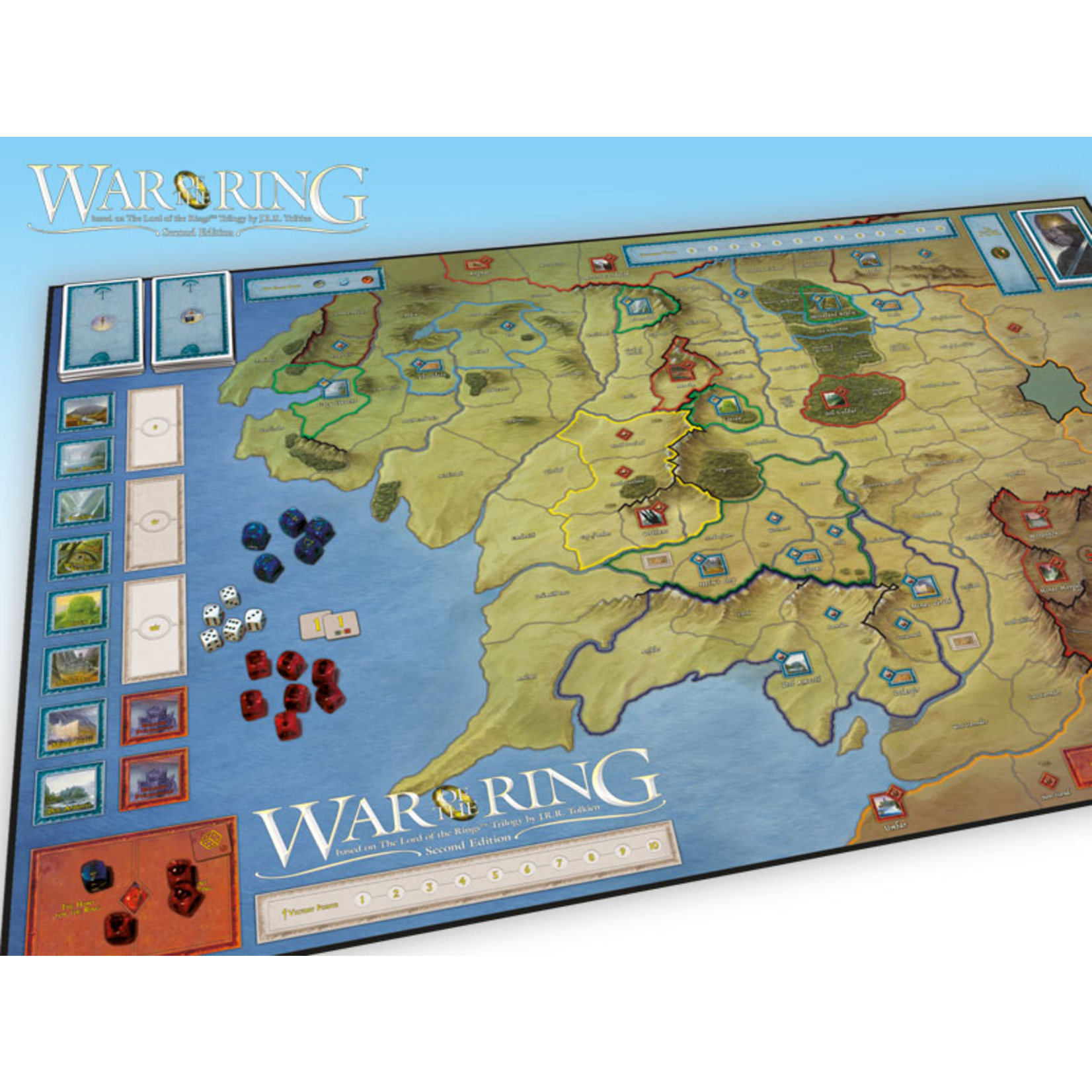 Ares Games War of the Ring: Epic Battles in the Lands of Middle-earth (2nd Edition)