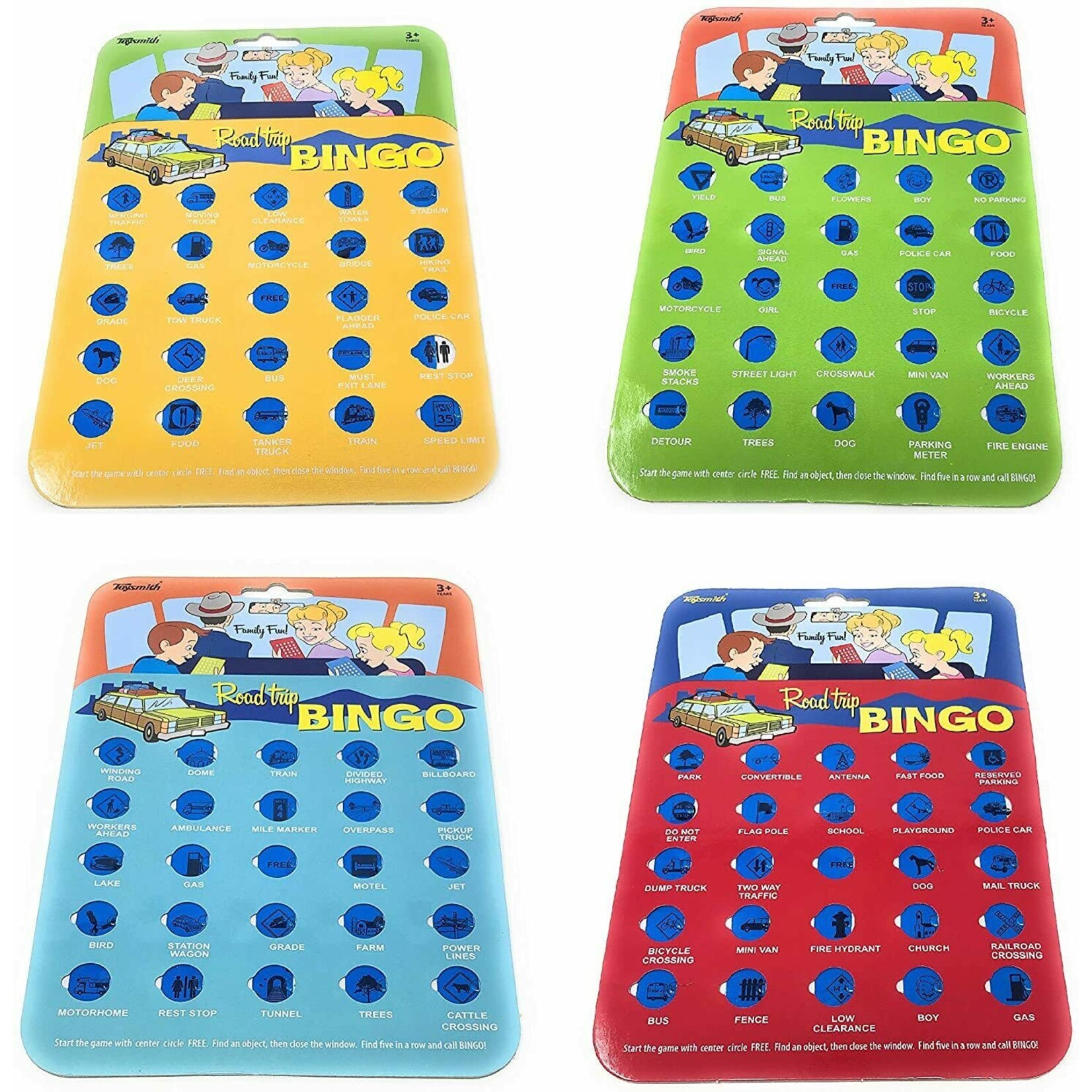 Toysmith Road-Trip Bingo Game (Assorted Colors)