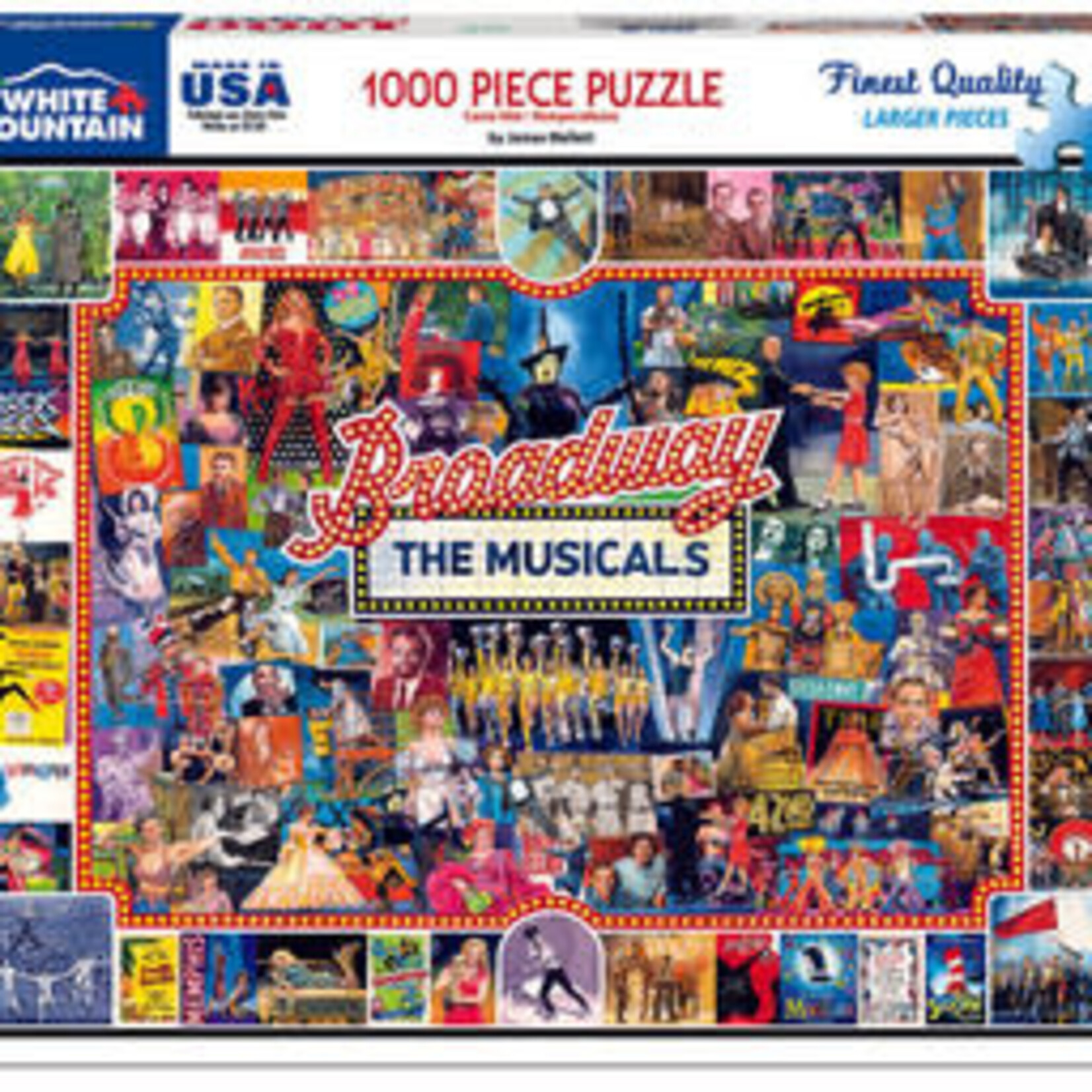 White Mountain Puzzles Broadway, 1000-Piece Jigsaw Puzzle