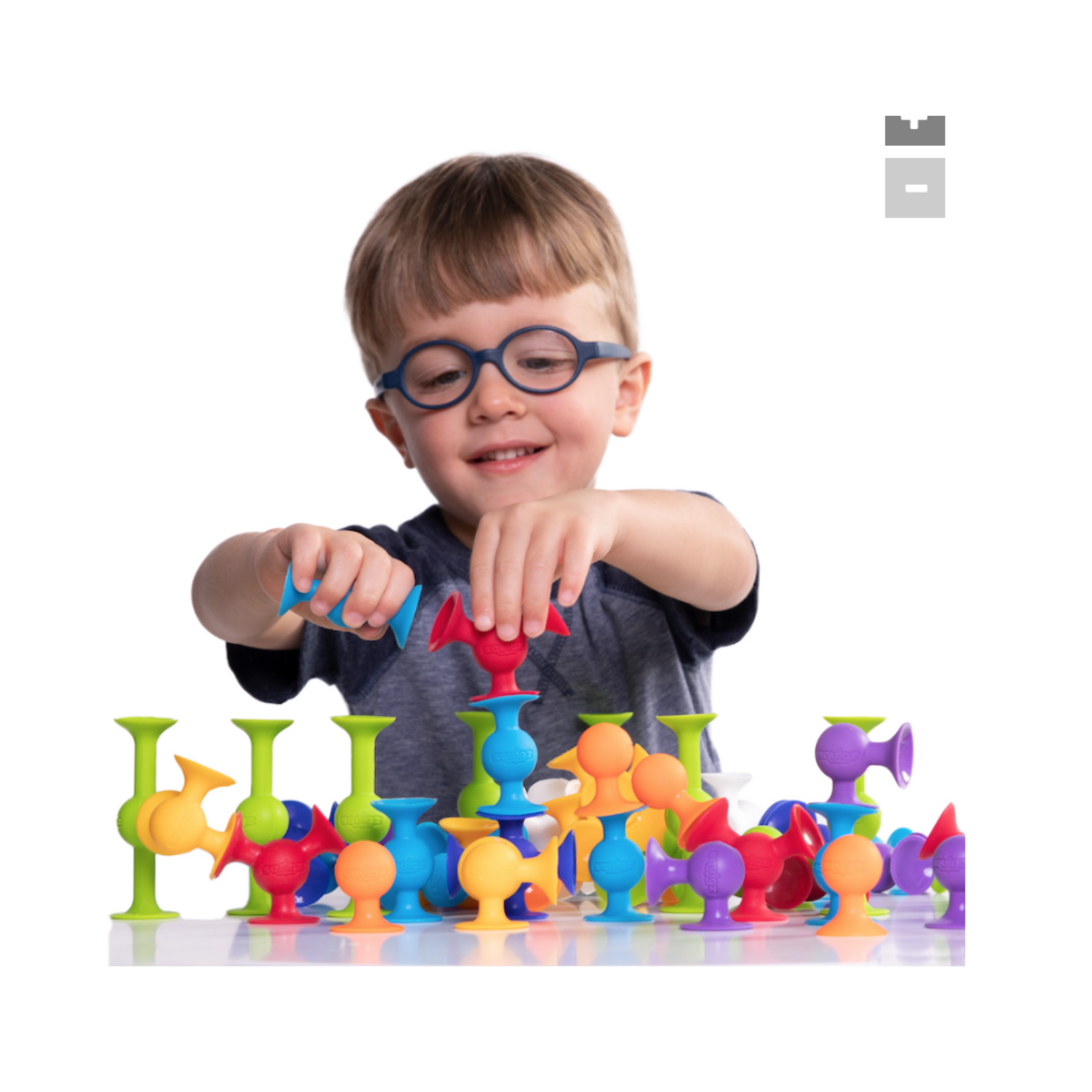 Fat Brain Games Squigz Deluxe Set – 50 Pieces