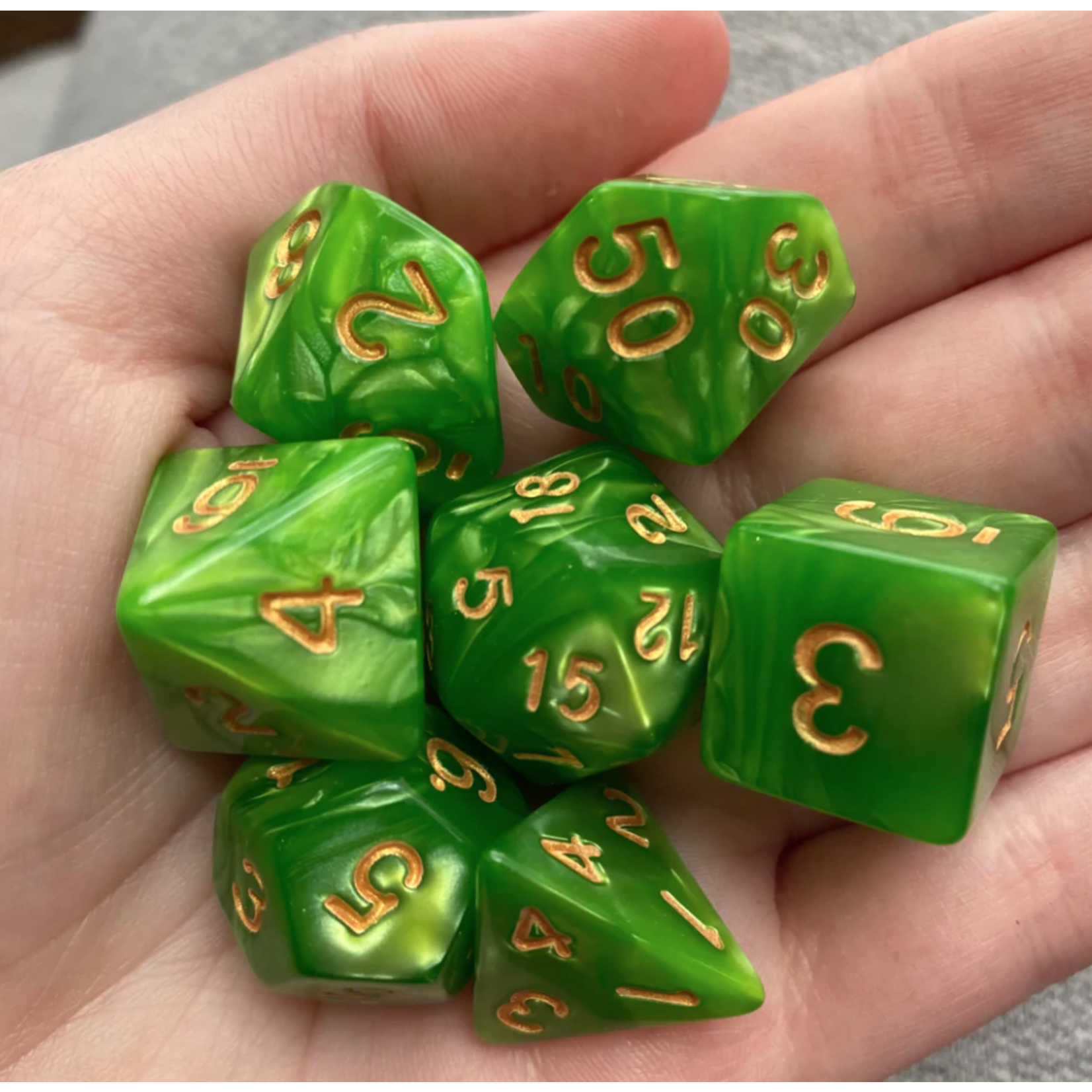 Artisan Bath Co. Dice Soap: Dragon Egg (Blue with 7-Piece Dice Set Inside)
