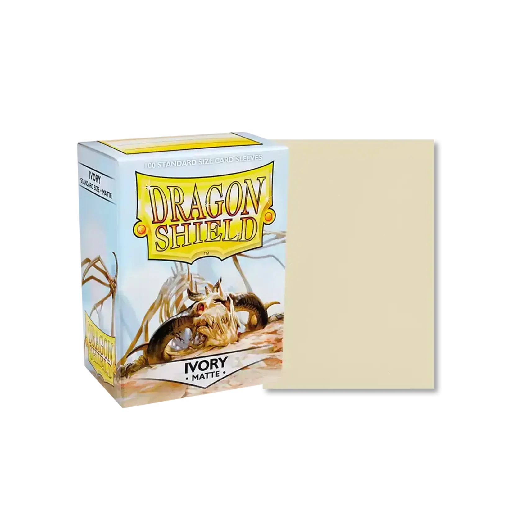Dragon Shield Card Sleeves: Matte Ivory (100 Count)