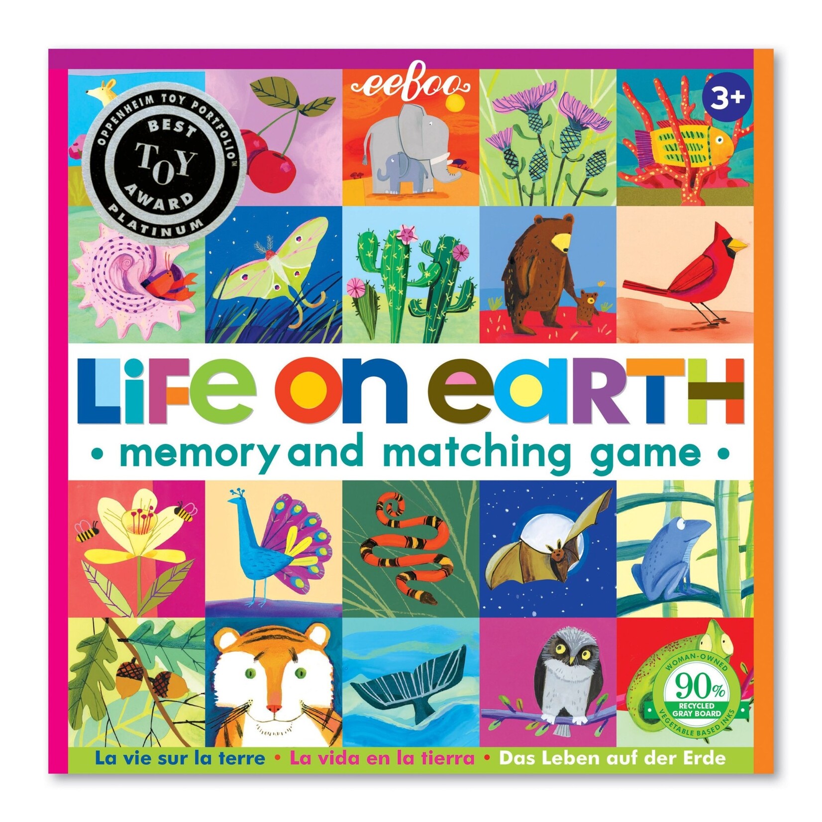 Eeboo Life on Earth: Memory and Matching Game