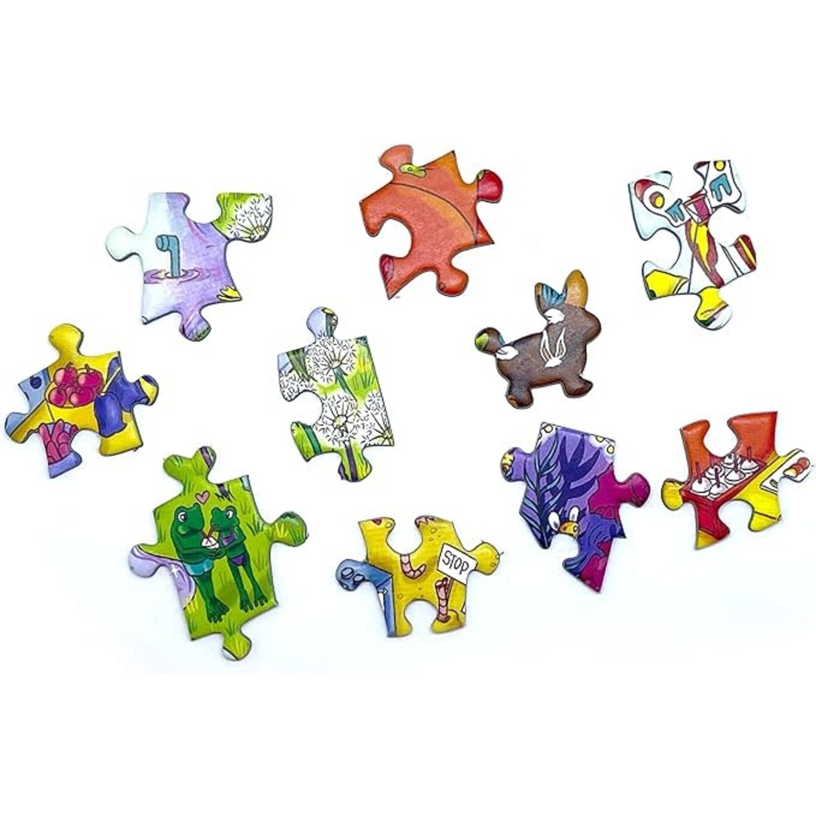Magic Puzzle Company The Forest Feast, 1000-Piece Jigsaw Puzzle with Bonus Logic & Illusions