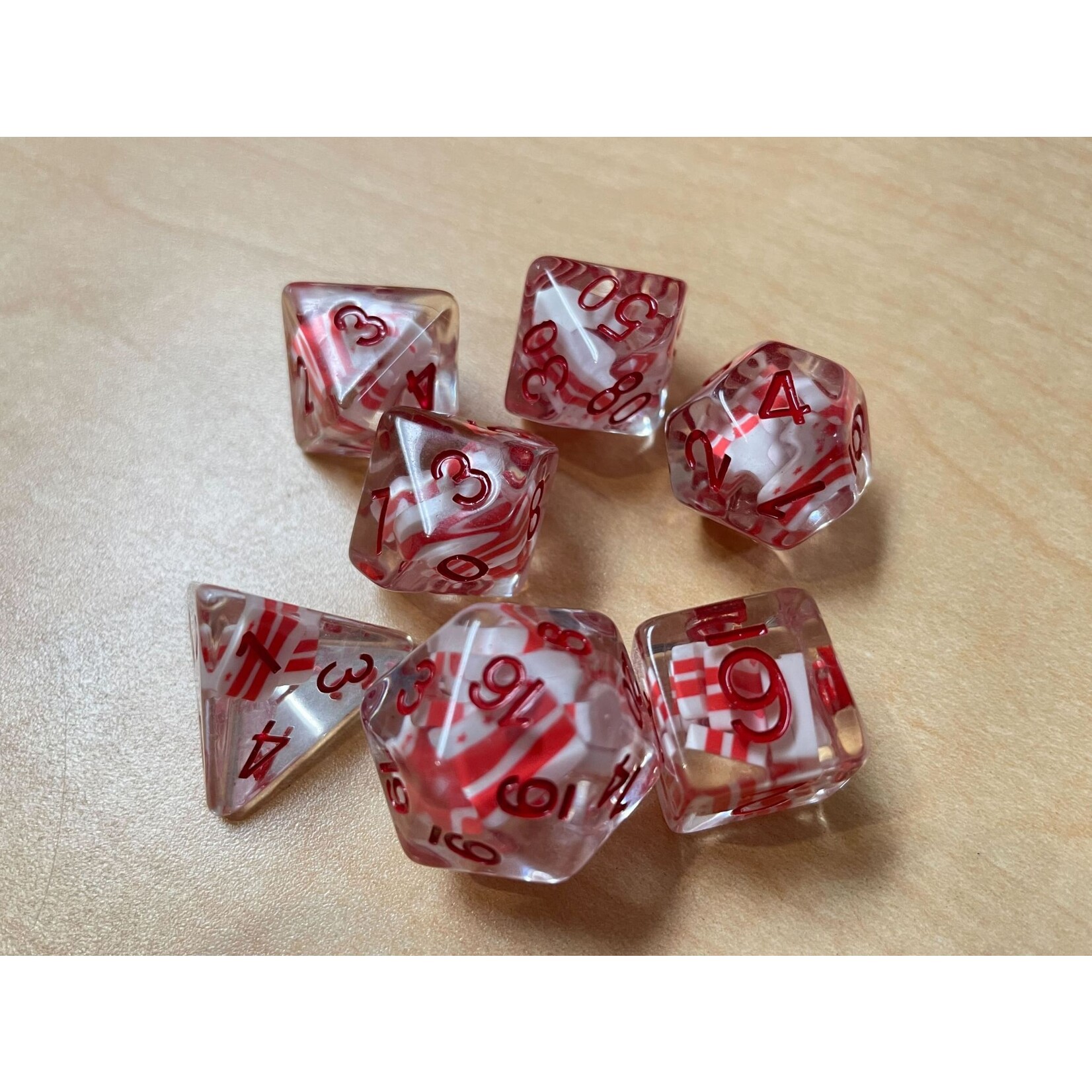 Foam Brain 7-Piece Dice Set: DC Flag Inclusion Dice