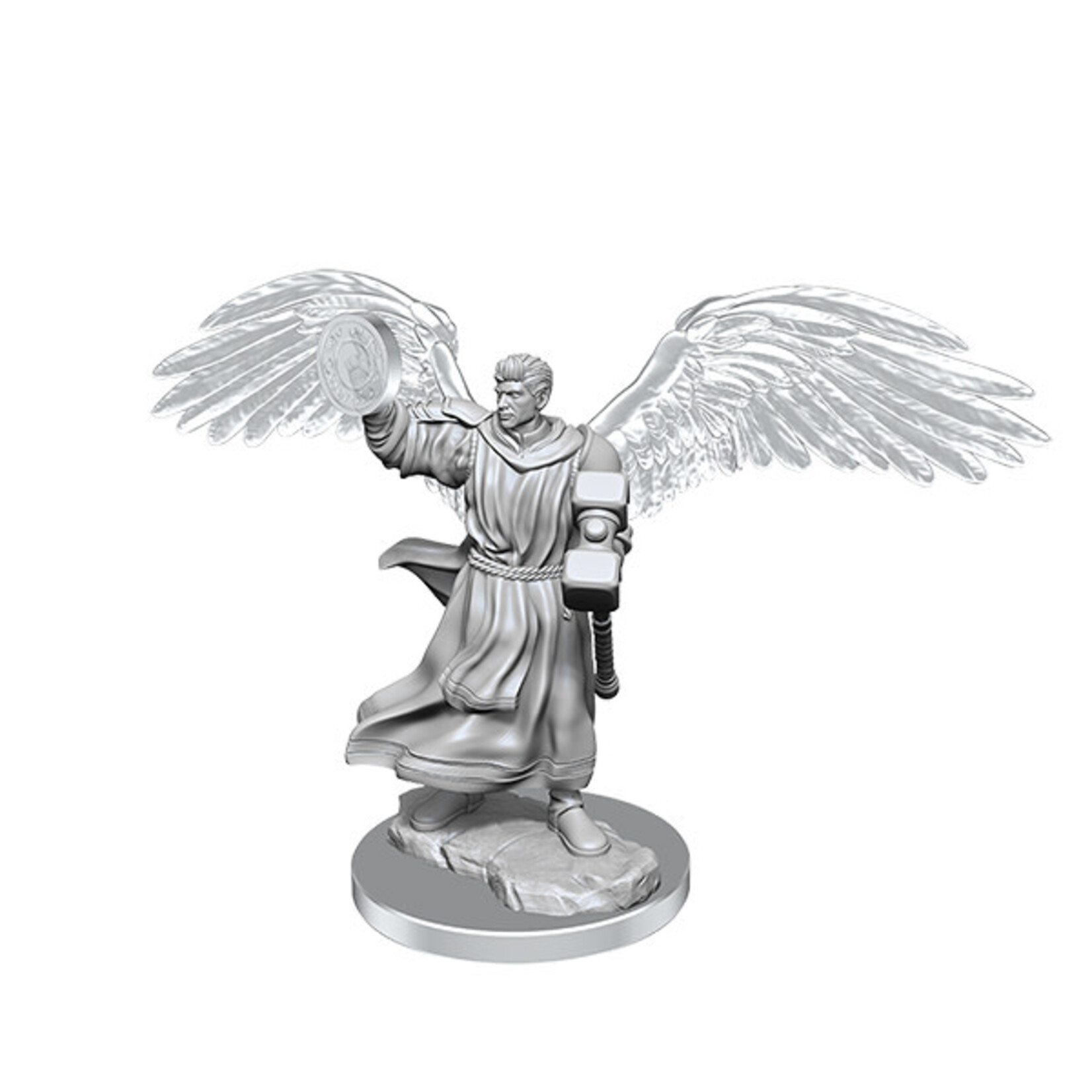 WizKids D&D Nolzur's Marvelous Miniatures: Unpainted Minis  Aasimar M Cleric W20 90408