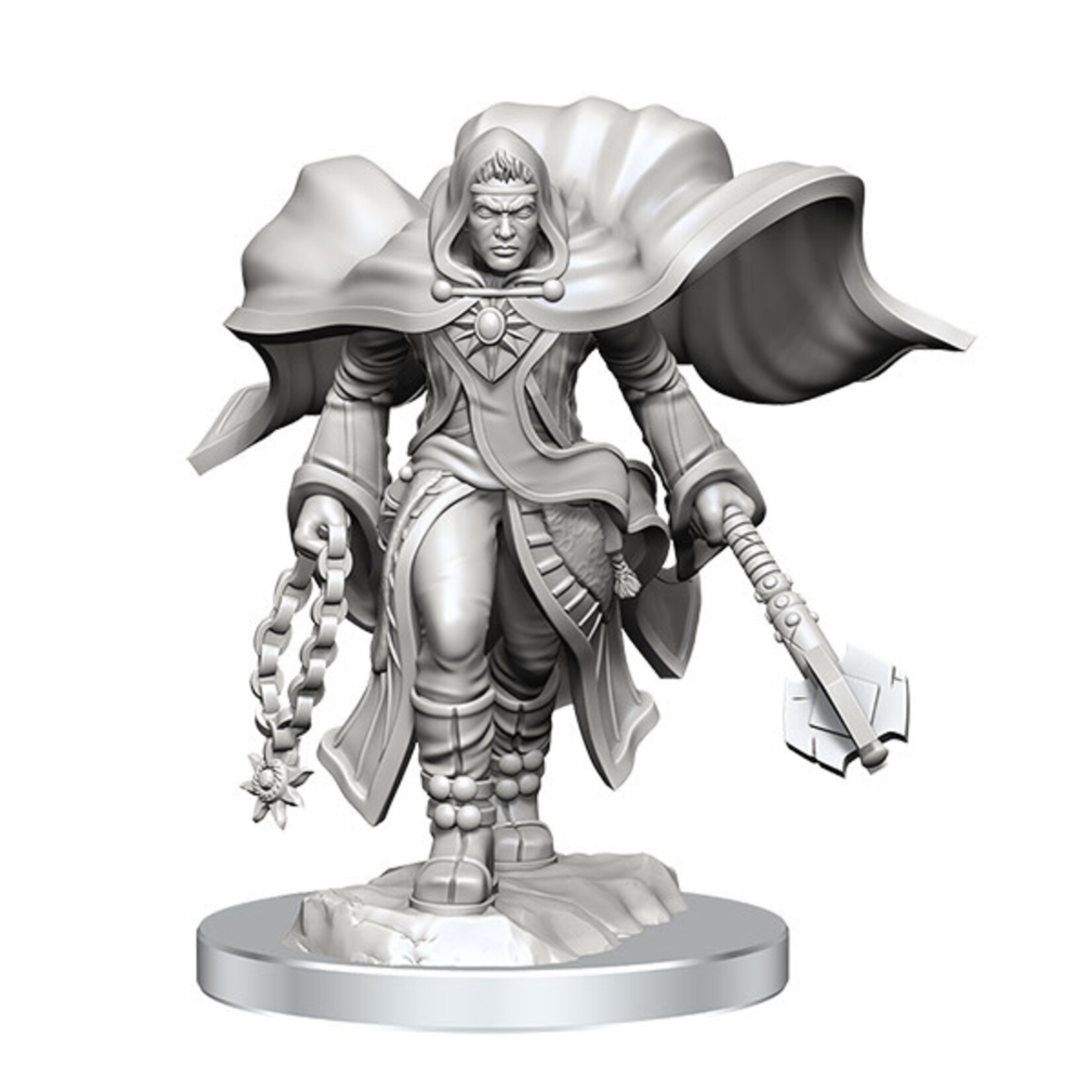 WizKids D&D Nolzur's Marvelous Miniatures: Unpainted Minis  Aasimar M Cleric W20 90408