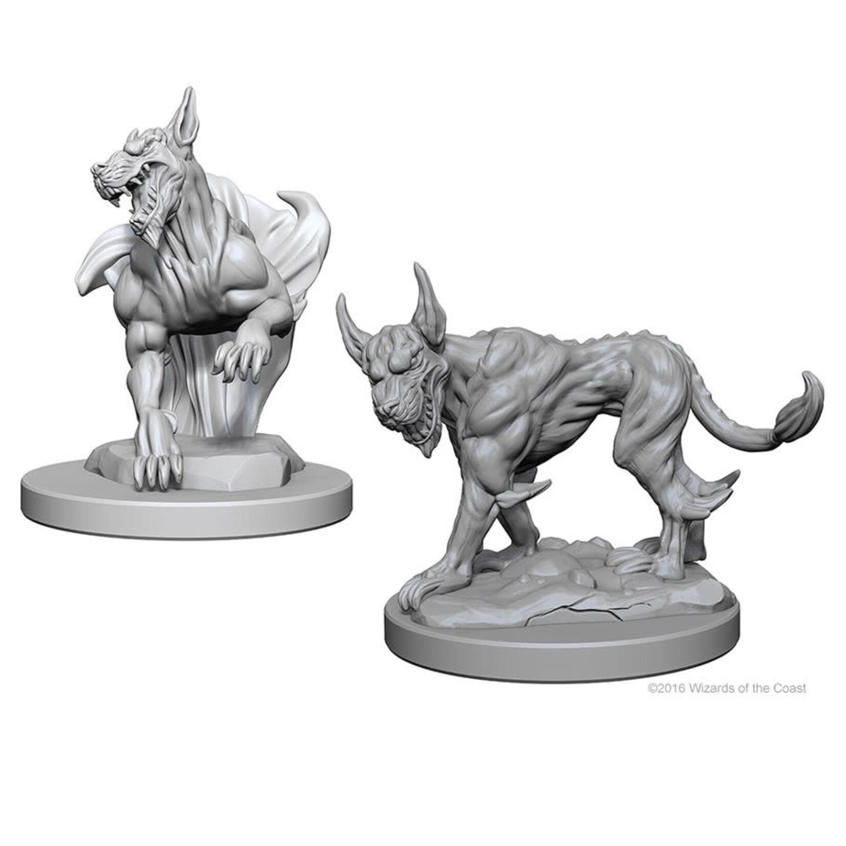 WizKids D&D Nolzur's Marvelous Miniatures: Unpainted Minis Blink Dogs W1 72568