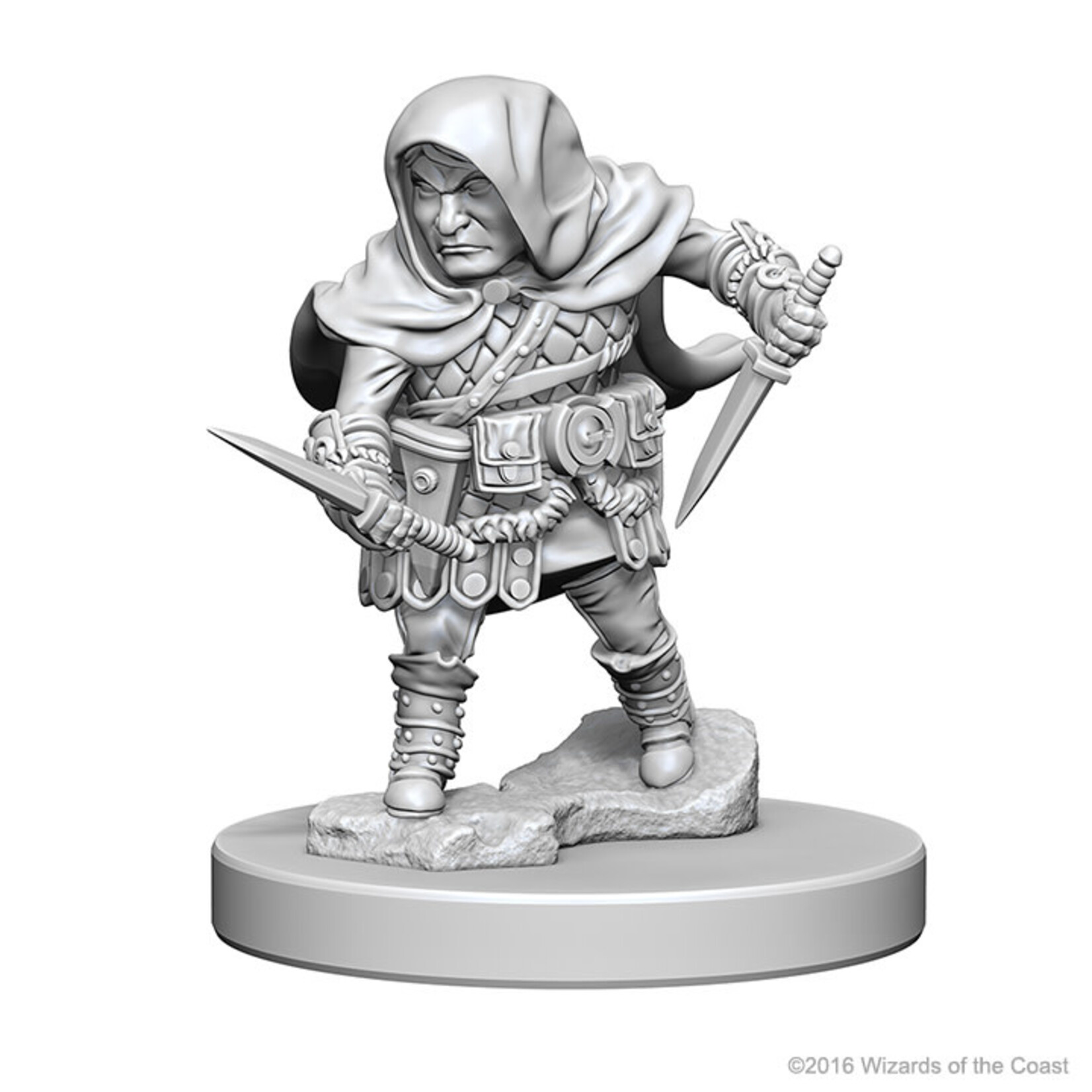 WizKids D&D Nolzur's Marvelous Miniatures: Unpainted Minis Halfling M Rogue W1 72626