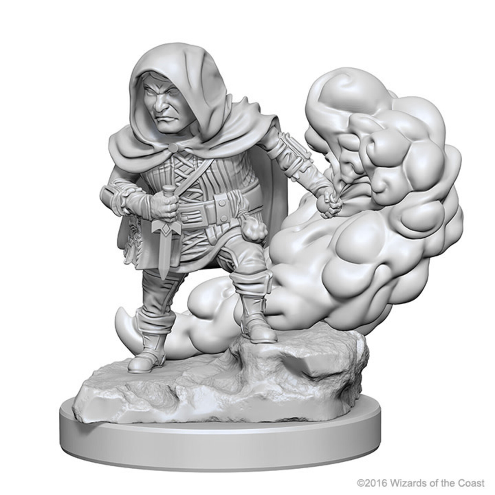 WizKids D&D Nolzur's Marvelous Miniatures: Unpainted Minis Halfling M Rogue W1 72626