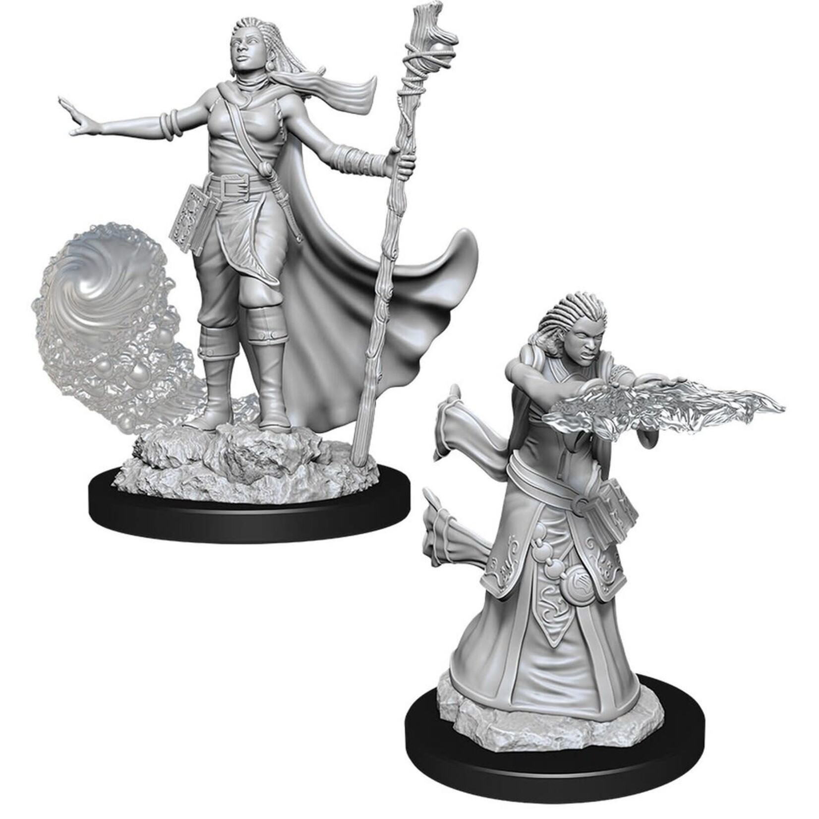 WizKids D&D Nolzur's Marvelous Miniatures: Unpainted Minis Minis D&D Human F Wizard W11 90012
