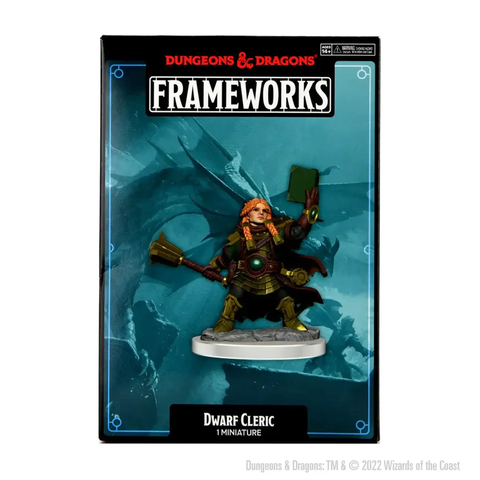 WizKids Minis D&D Frameworks Dwarf F Cleric W1 75010