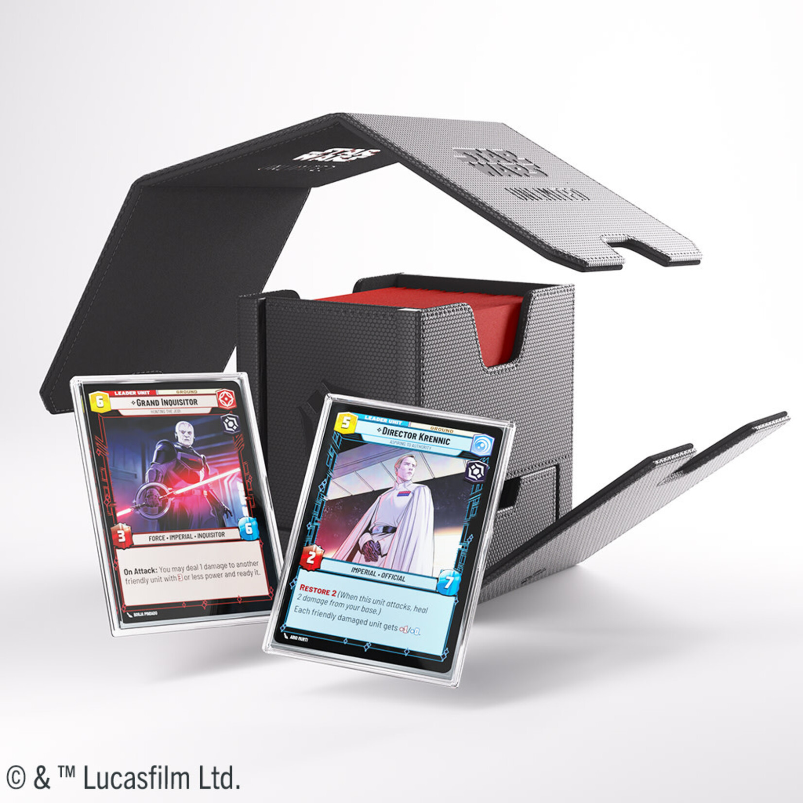 Gamegenic Deck Box Star Wars: Unlimited Twin Suns Deck Pod Black