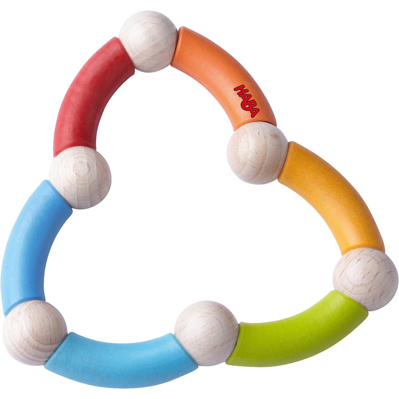 Haba Color Snake Wooden Rattle & Fidget