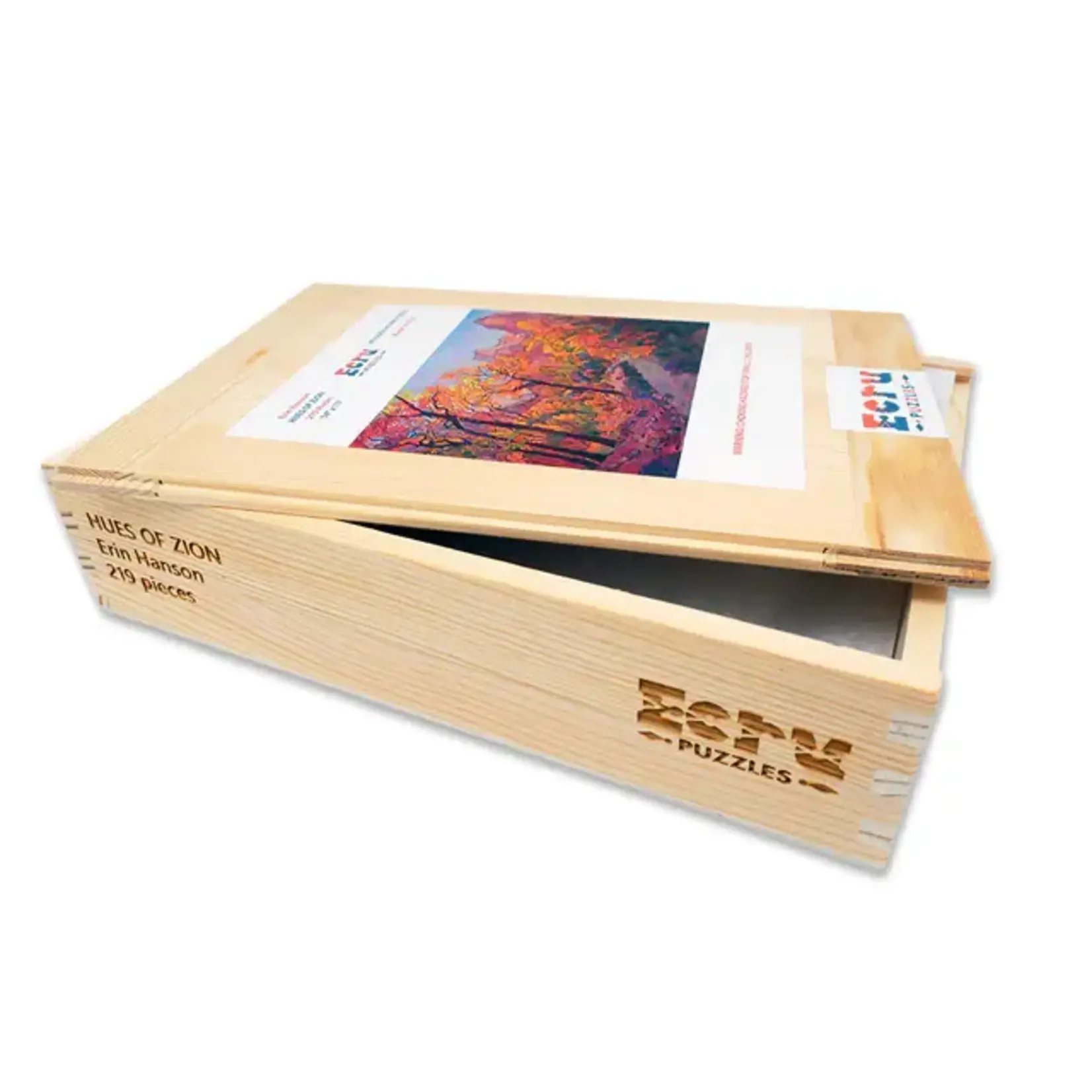 Ecru Puzzles Erin Hanson Hues Of Zion 219 Piece Wooden Jigsaw Puzzle