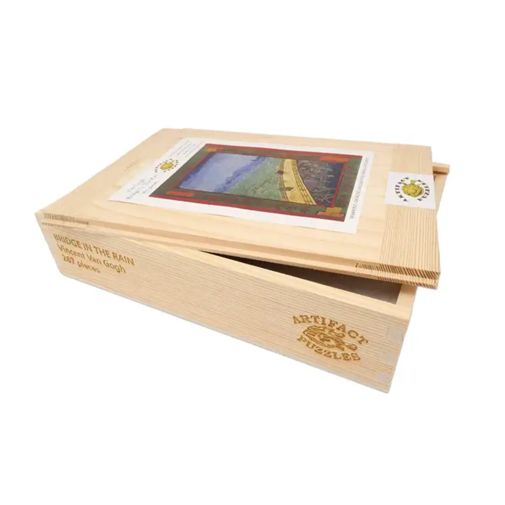 Artifact Puzzles Van Gogh Bridge In The Rain 267 Piece Wooden Jigsaw Puzzle