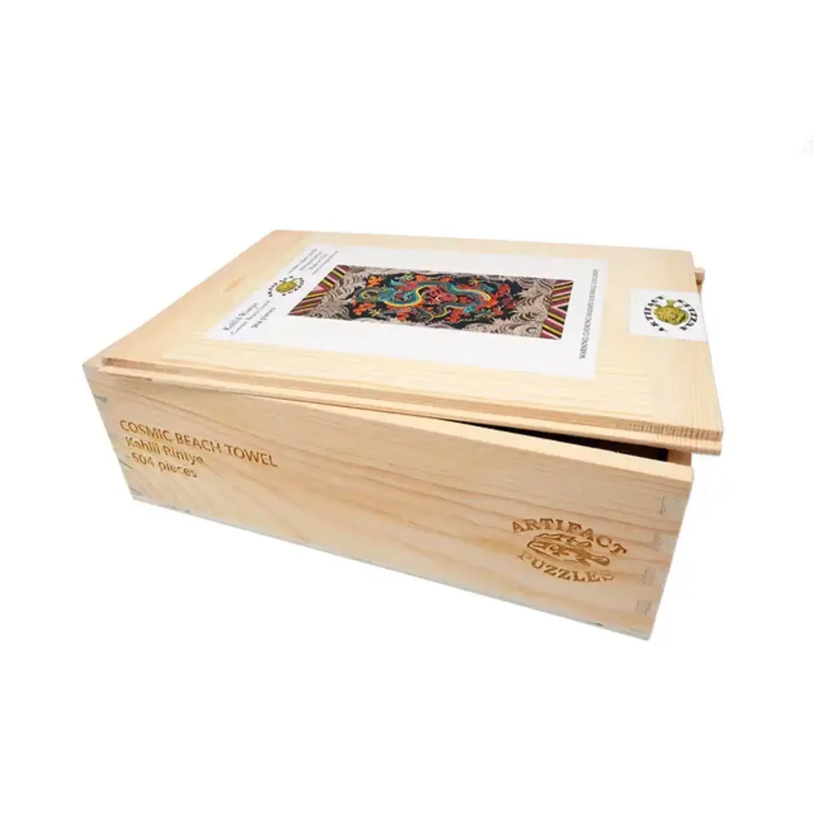 Artifact Puzzles Kahlil Rintye Cosmic Beach Towel 504 Piece Wooden Jigsaw Puzzle