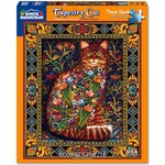 White Mountain Puzzles Tapestry Cat 1000-Piece Jigsaw Puzzle