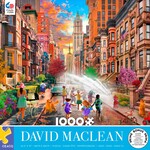 Ceaco David Maclean Hot Summer Days NYC 1000-Piece Jigsaw Puzzle