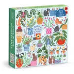 Galison Cats in the Houseplants 500-Piece Jigsaw Puzzle