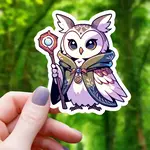 Mimic Gaming Co Sticker Owl Druid (3")