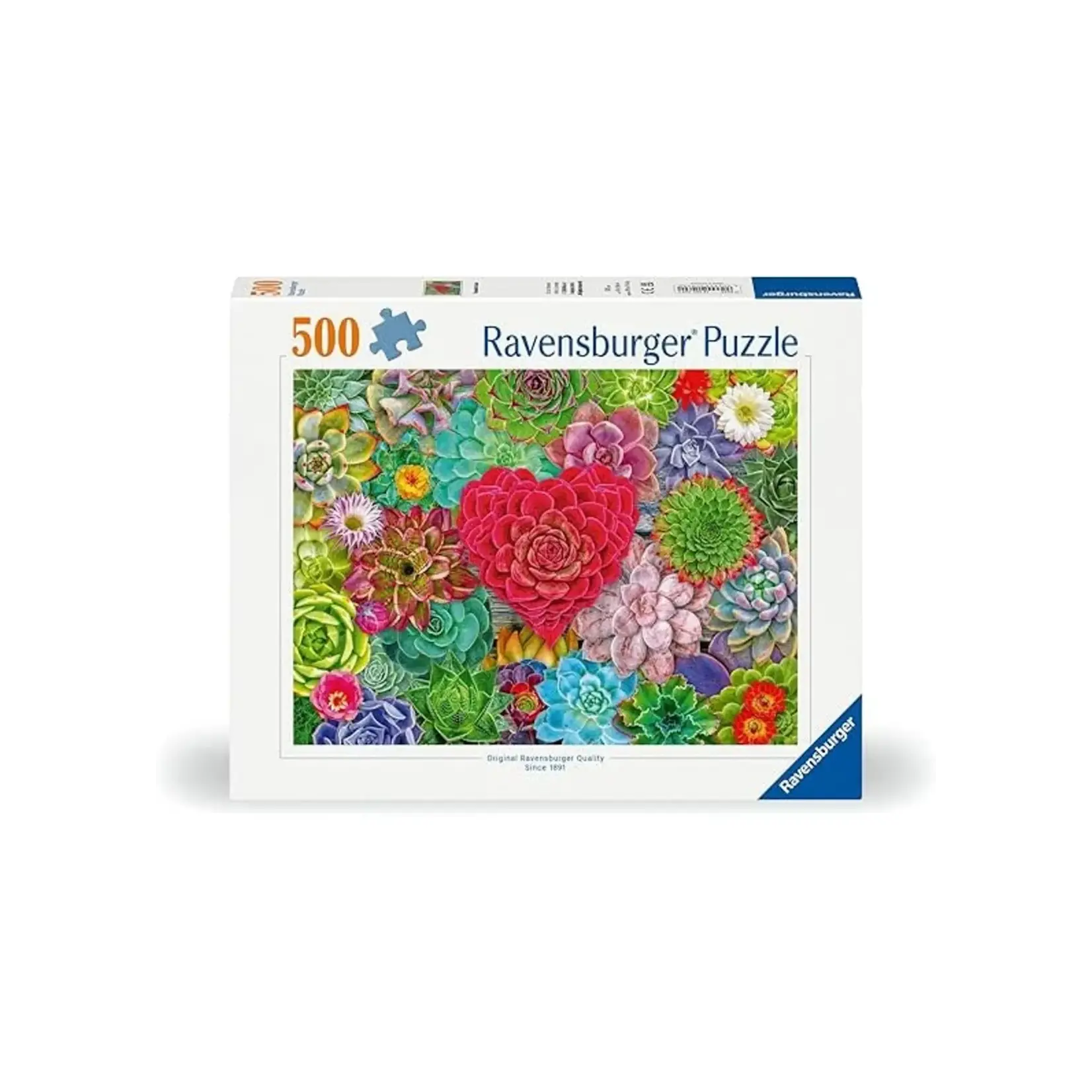 Ravensburger Succulent Love 500 Piece Jigsaw Puzzle