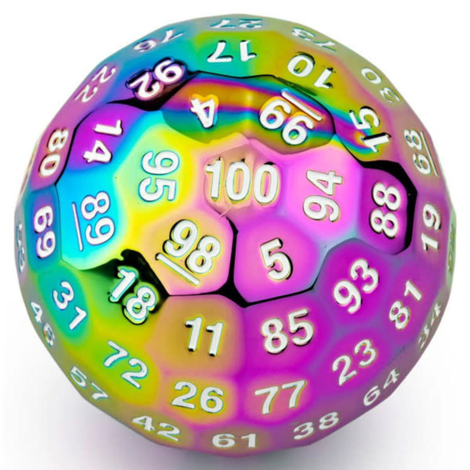 Hymgho Dice US d100: Metal Titan's Fist Rainbow
