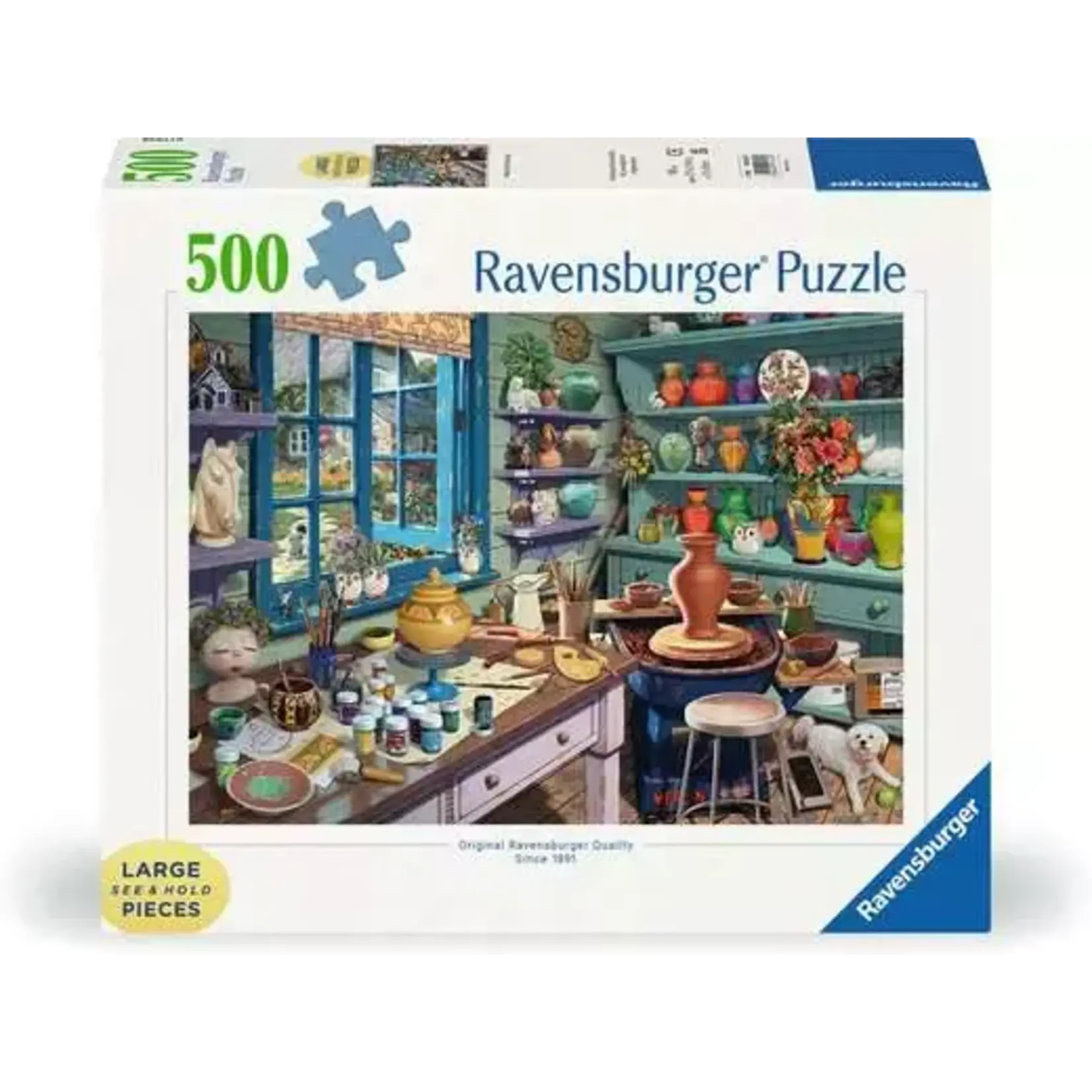 Ravensburger Pottery Studio Sanctuary 500 Piece Jigsaw Puzzle