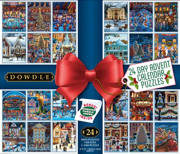 Dowdle Dowdle 24-Day Puzzle Advent Calendar