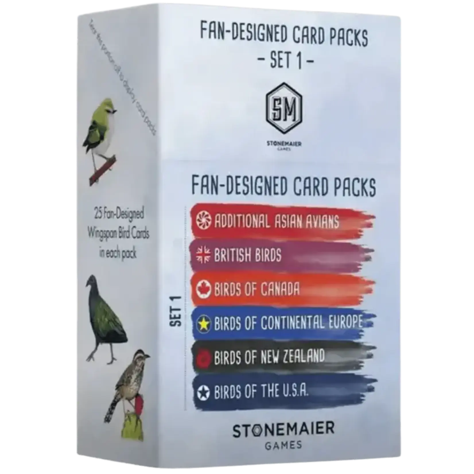 Stonemaier Wingspan Fan-Designed Bird Packs (Set of 6) - Labyrinth