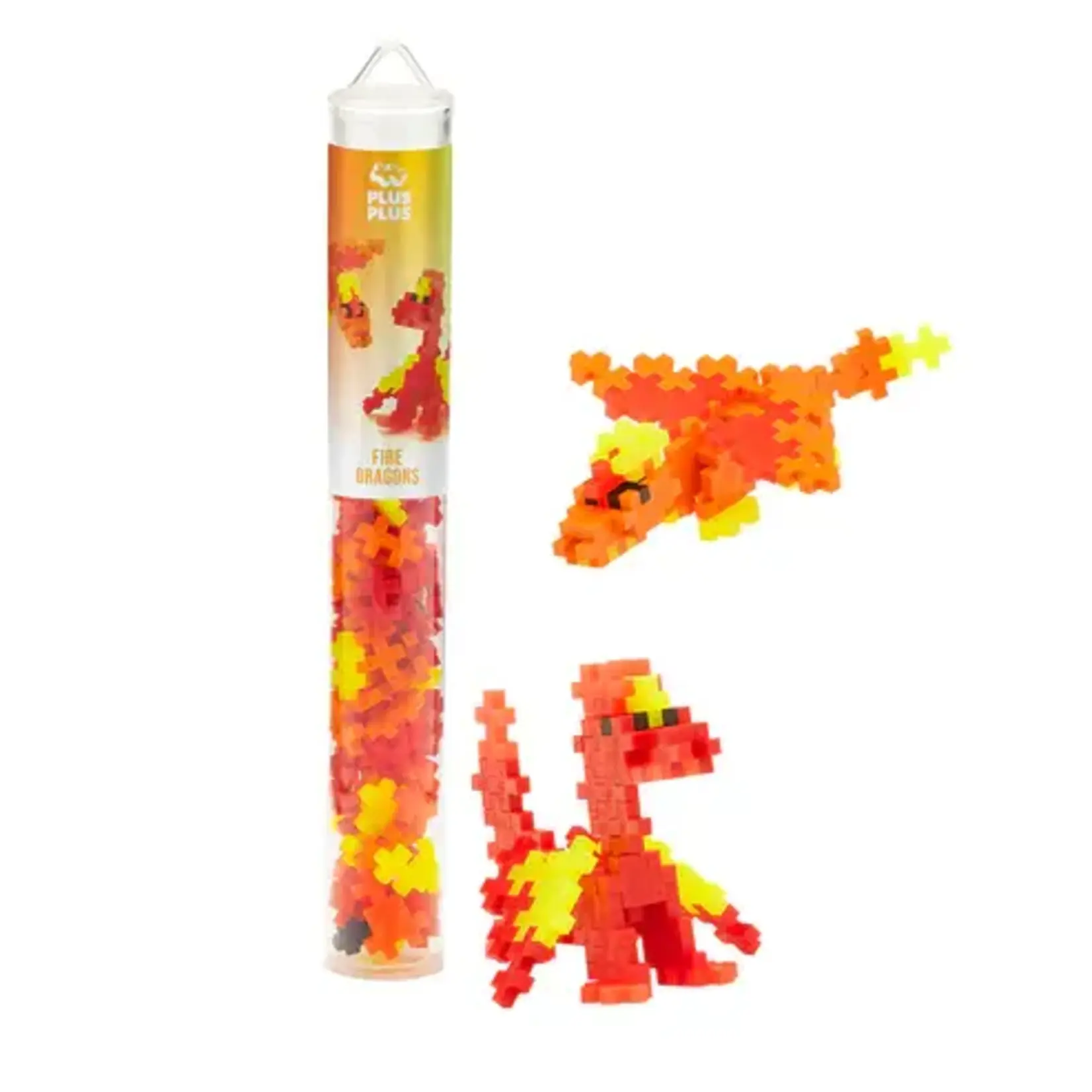 Plus-Plus Tube - Fire Dragons - Labyrinth Games & Puzzles