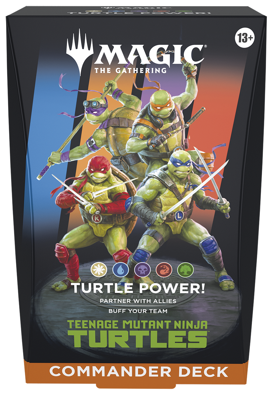 mtg commander deck power Magic: The Gathering | Teenage Mutant Ninja Turtles - - Turtle Power! Here Is Every Commander Deck