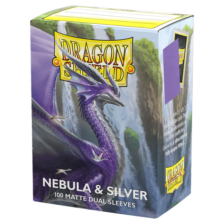 Card Sleeves: Matte Dual – Nebula & Silver (100 Count) - Labyrinth
