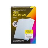 Card Sleeves: Gamegenic Mini American Clear Box (50) - Labyrinth