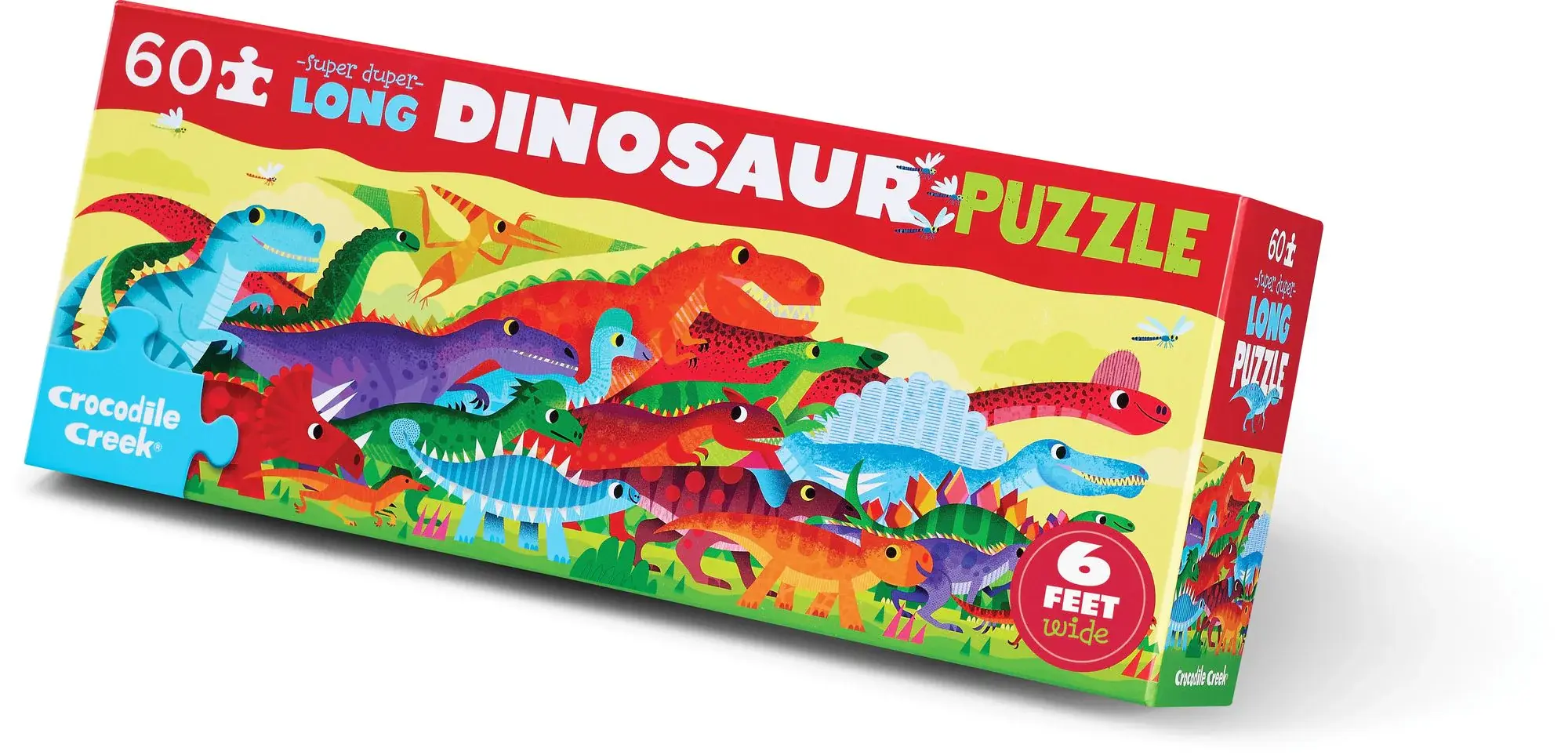 Dinosaur Super Duper Long 60 Piece Jigsaw Puzzle - Labyrinth Games